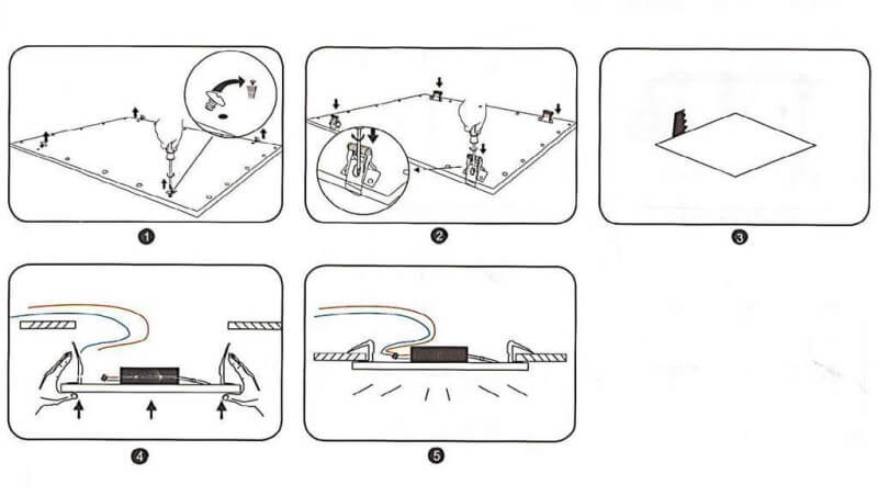 Hướng dẫn lắp đặt đèn panel