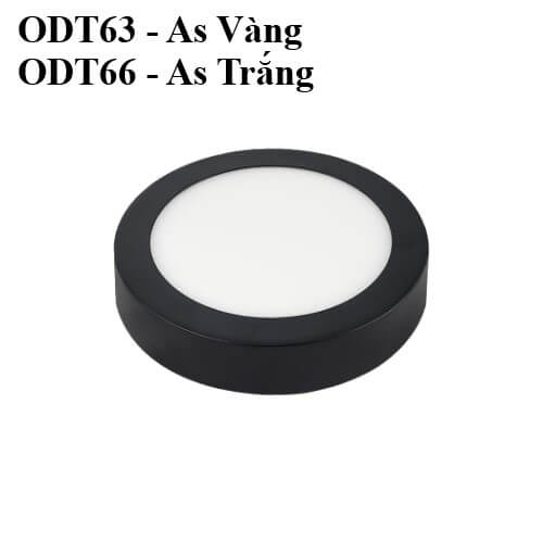 Đèn Ốp Trần Viền Đen Tròn 6w – ODT63/ODT66